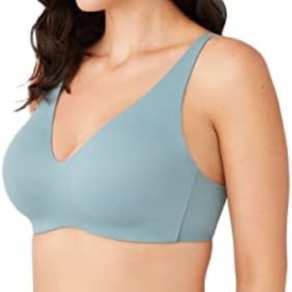NWT Wacoal Flawless Comfort Wire Free Bra Stormy Sea Sz XL B/C - Picture 1 of 7